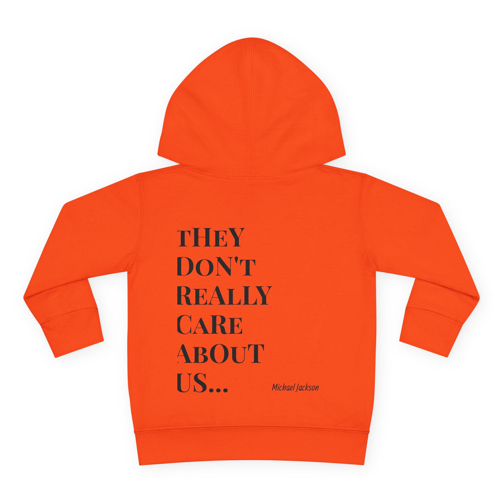Toddler Hoodie — "They Don't Really Care About Us" Michael Jackson