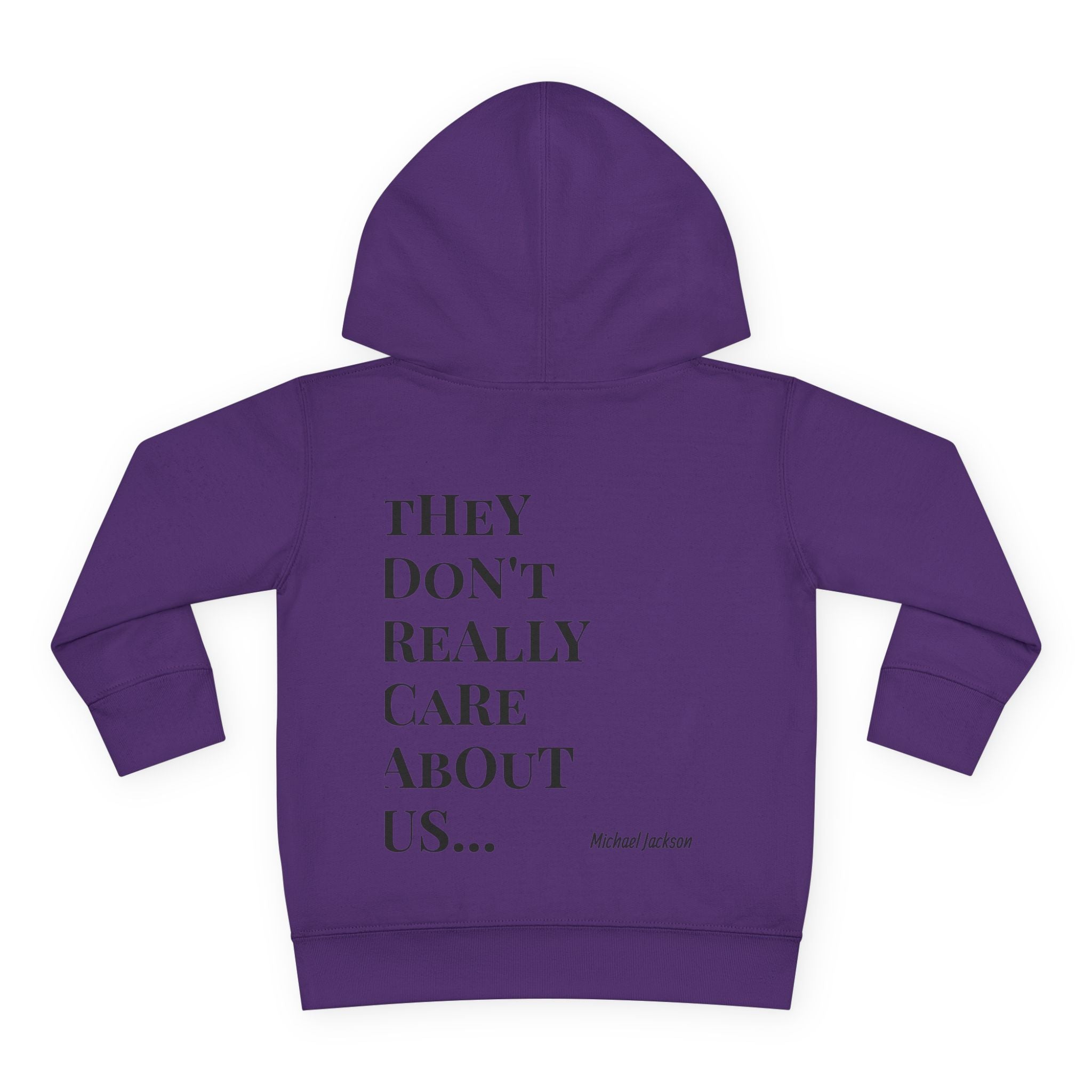 Toddler Hoodie — "They Don't Really Care About Us" Michael Jackson