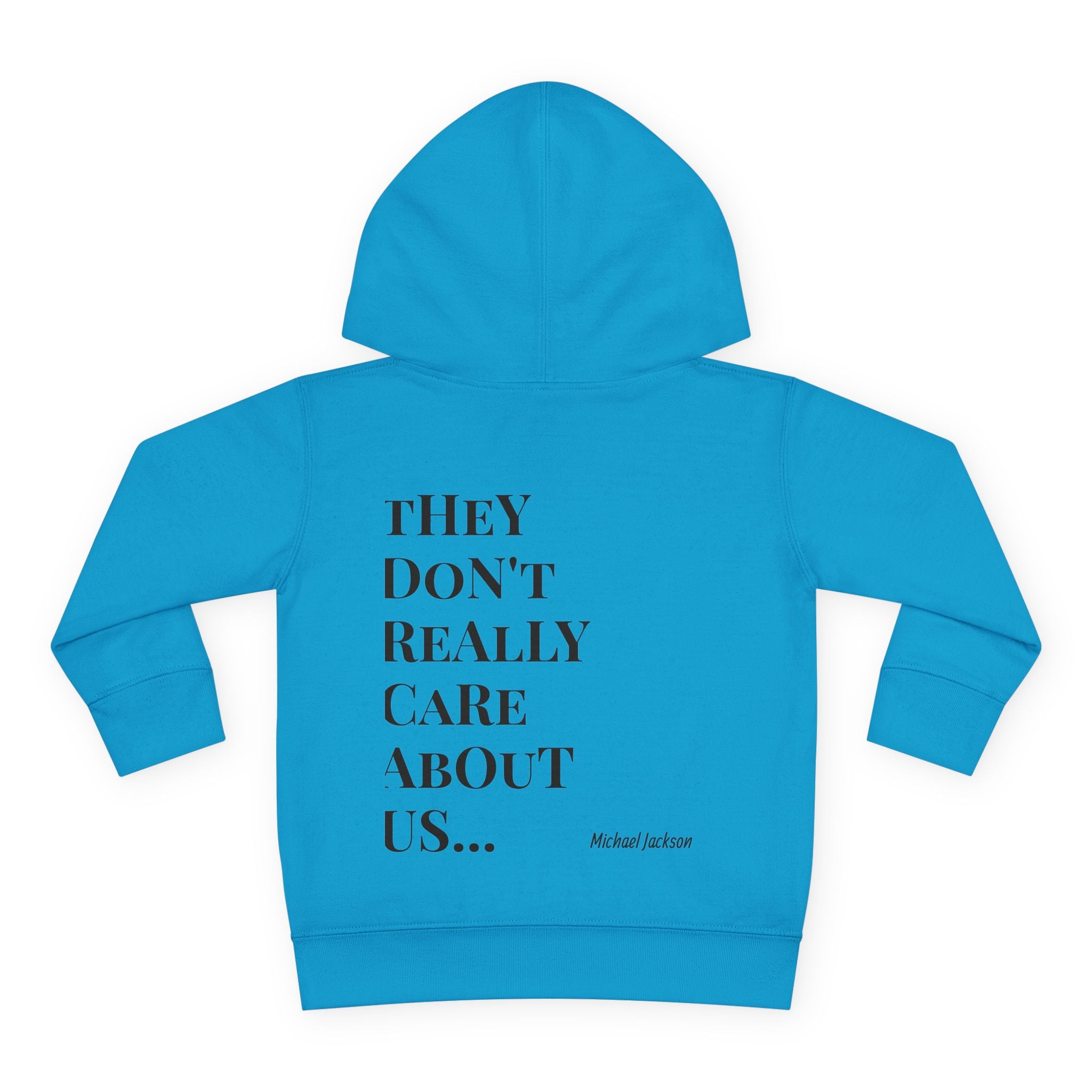 Toddler Hoodie — "They Don't Really Care About Us" Michael Jackson