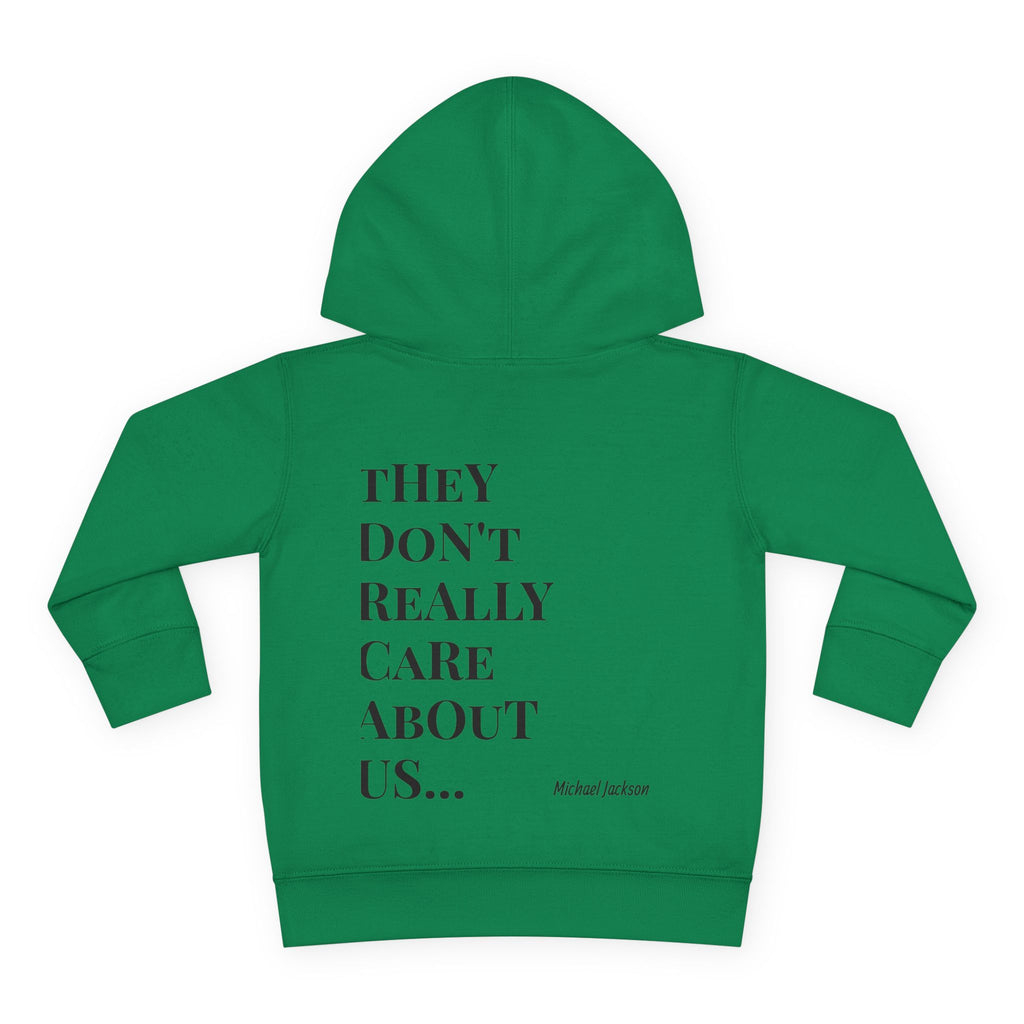 Toddler Hoodie — "They Don't Really Care About Us" Michael Jackson