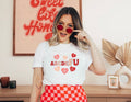 abcdeFU w/ 6 Red & Pink Hearts - Tee