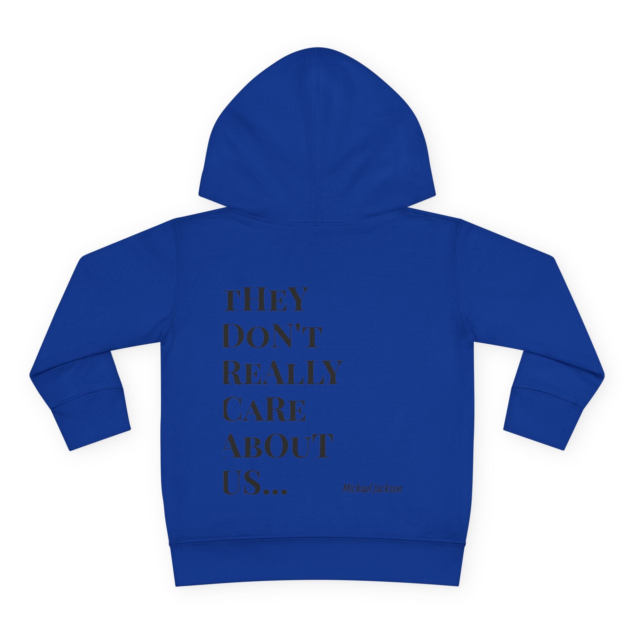 Toddler Hoodie — "They Don't Really Care About Us" Michael Jackson