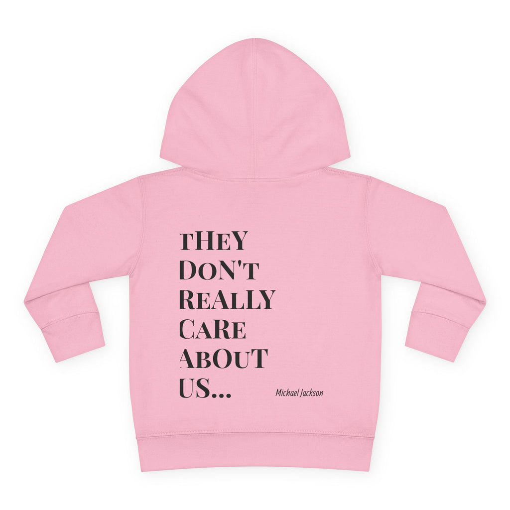 Toddler Hoodie — "They Don't Really Care About Us" Michael Jackson